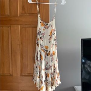 Free People Lace-up back flow dress